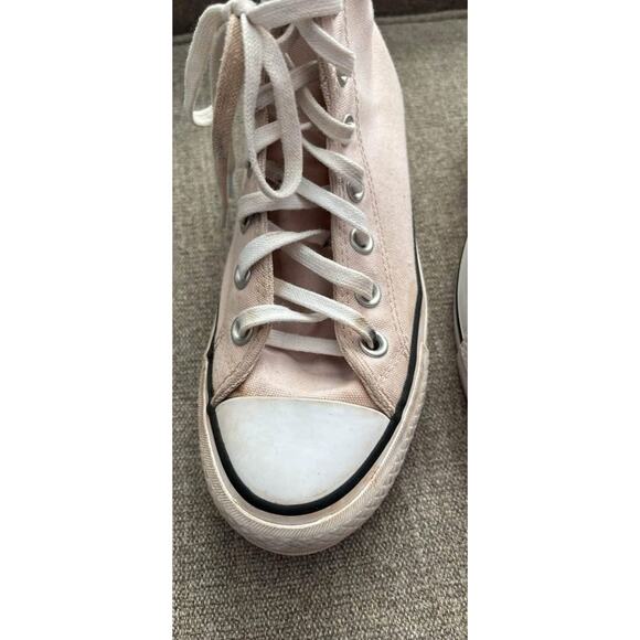 Light Pink Converse Chuck Taylor All Star high top shoes size 5 Ladies - Picture 5 of 8